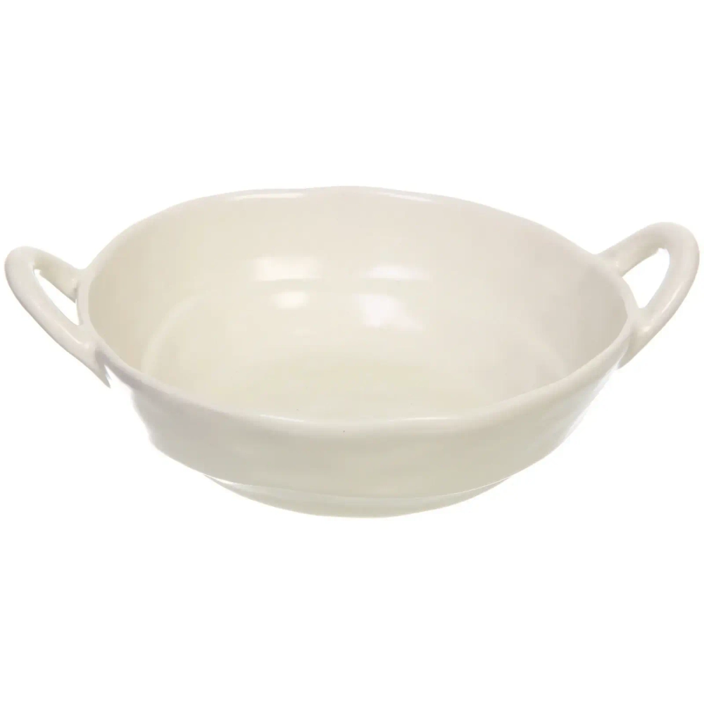 Тарелка керамическая «Акварель» 21*17*5,5см, молочная