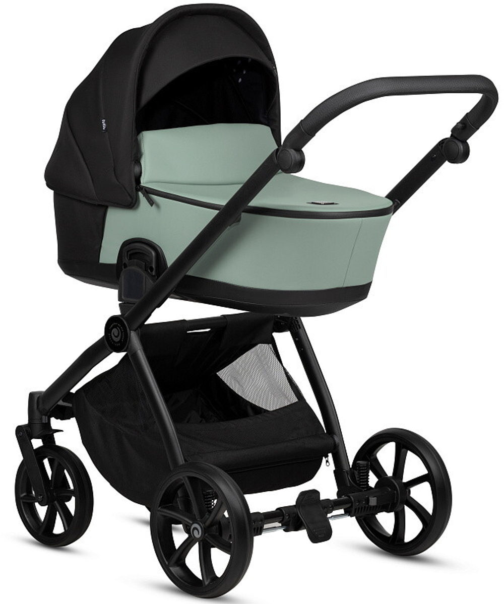 Детская коляска Tutis Mio 3 Plus Essential Кожа 2 в 1 1502039 Sage