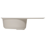 Мойка ML-GM16 КОМФОРТ овальная с крылом, белая (331), 730*460*180мм