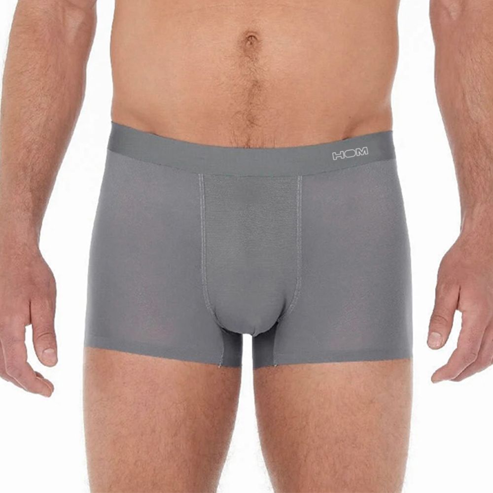 Мужские трусы боксеры серые HOM H-Fresh 40-2592-00ZU