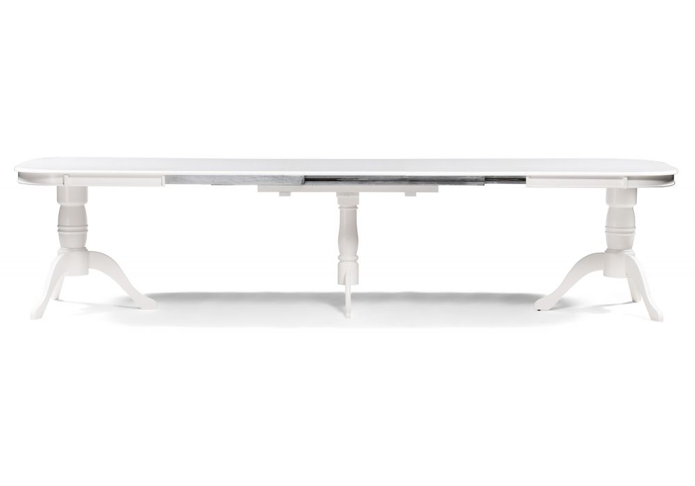 Деревянный стол Louvre 160(219)х106х76 butter white