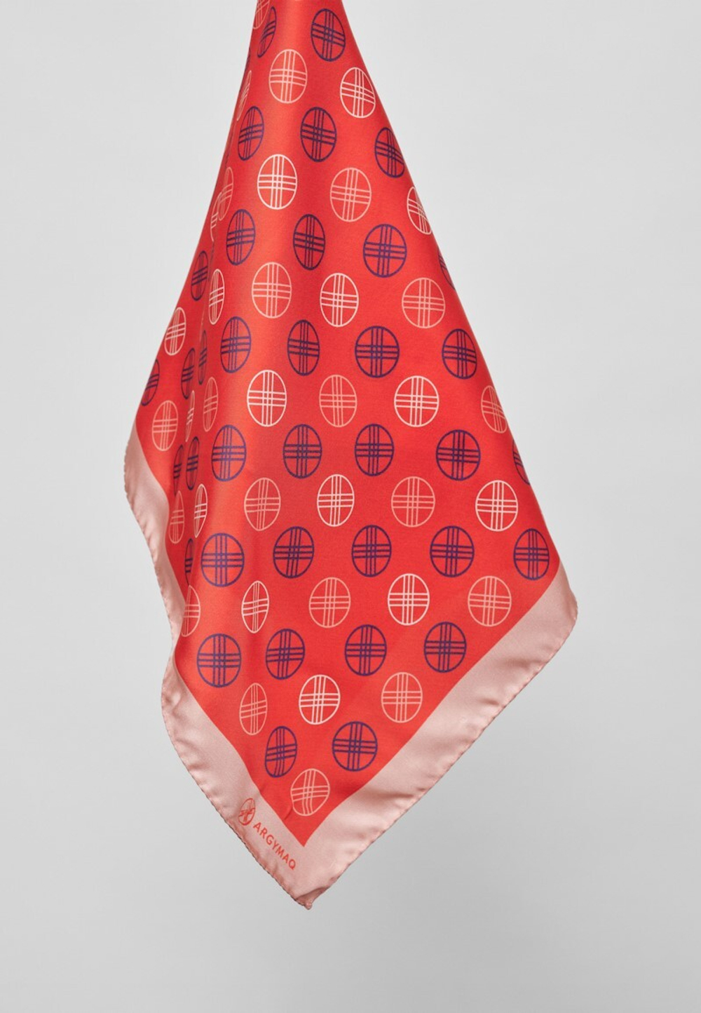 Шелковый платок SHANYRAQ RED 70x70