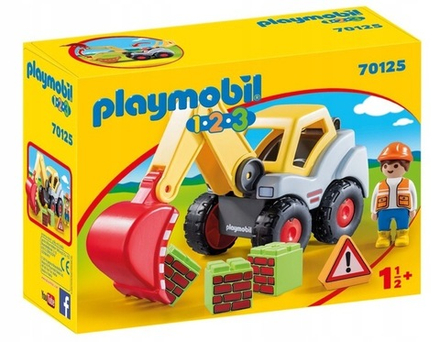 Конструктор Playmobil 1.2.3 Экскаватор 70125
