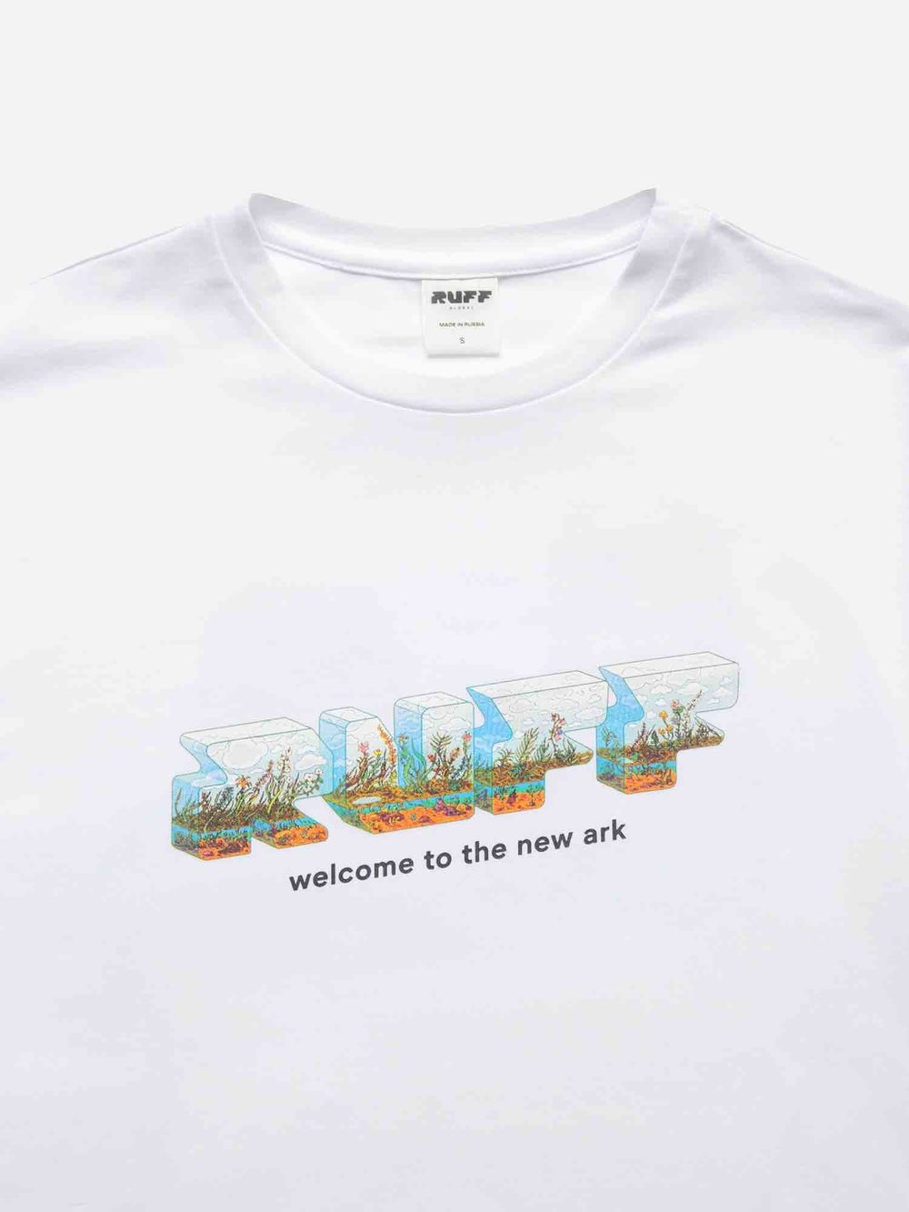 Купить Лонгслив RUFF Global The New Ark белый Лонгслив RUFF Global The New Ark белый