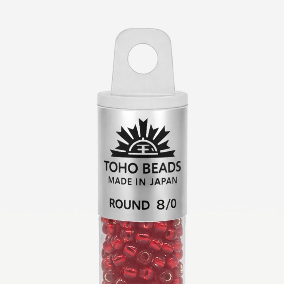 Японский бисер TOHO Round 8/0 (№25C), с внутренним серебрением, прозрачный