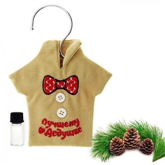 Ароматизатор рубашка с вышивкой Лучшему дедушке