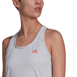 Женская теннисная майка adidas 3-Stripes Tank Top Women - Grey, Pink