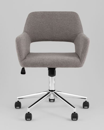 Стул офисный ROSS рогожка темно-серый