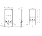 Исталляция для биде WONZON & WOGHAND (WW-TI823A)