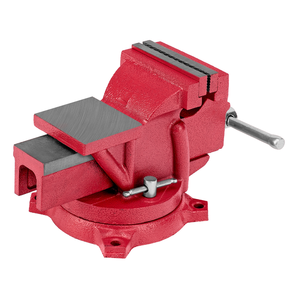 Тиски слесарные, 100 мм, поворотные, с наковальней Matrix