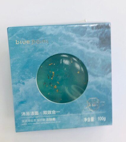 ( 1 PV) BLUE POINT Мягкое очищающее мыло от клещей с морской солью 100г