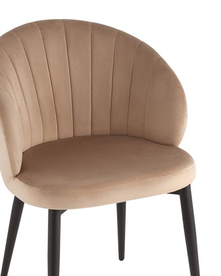 Стул Lastura велюр капучино