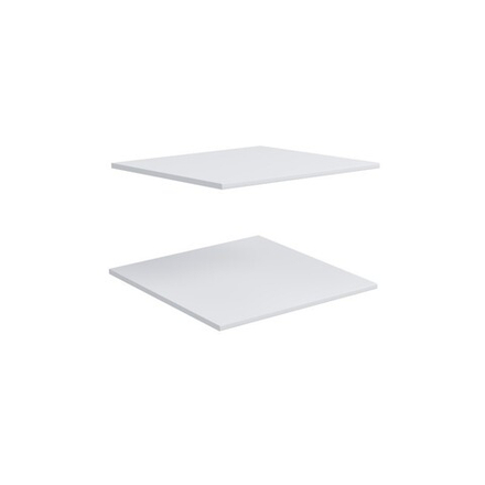 Полки встраиваемые для шкафов «Бридж» белый лак