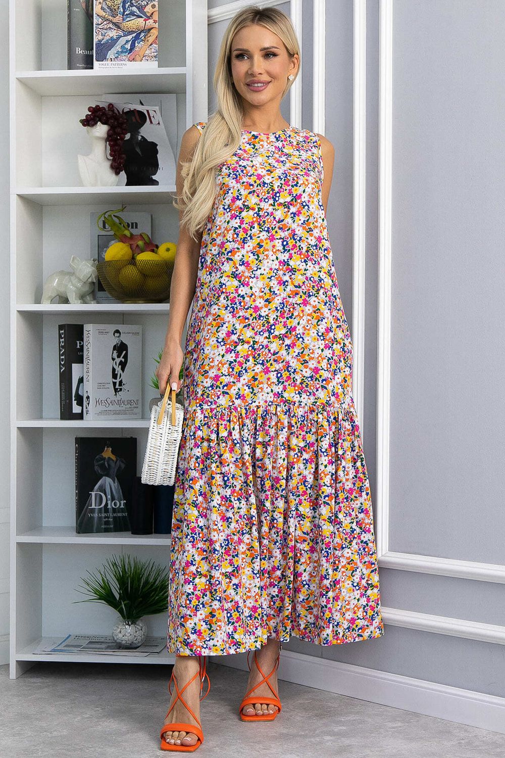 Платье Городской романс (цветы) П13901-21М LT Collection