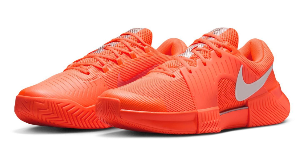 Теннисные кроссовки Nike Zoom GP Challenge 1 HC Premium - hyper crimson/metallic silver