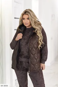 Костюм тройка IH-3056 Фабрика Моды