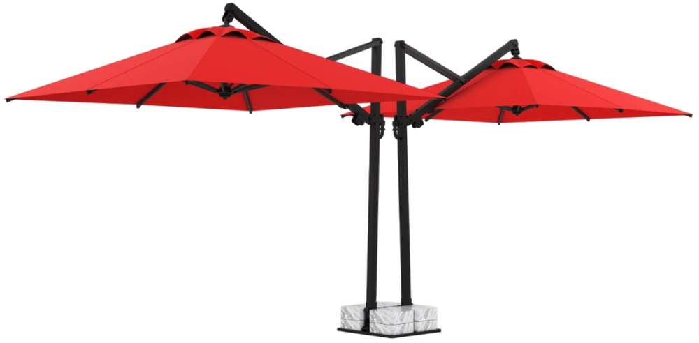 Зонт профессиональный двухкупольный 7.5х4 м Theumbrela Semsiye Evi Banana Plus Double,