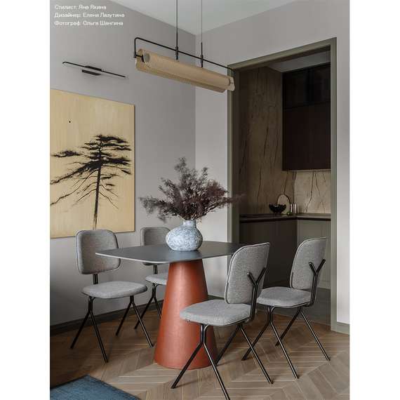 Стул Ror Y, серая рогожка