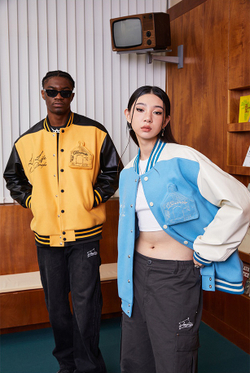 Бомбер DONSMOKE "3D Logo" Varsity Jacket