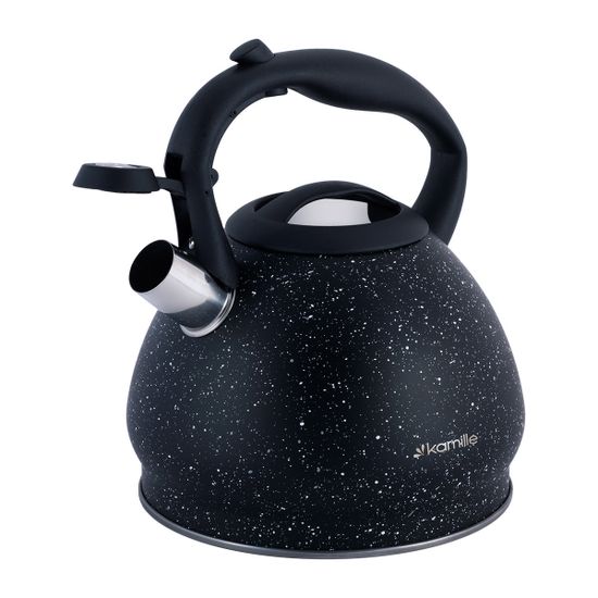 Чайник 2,7 л. из нержавеющей стали со свистком Kamille KM-1086