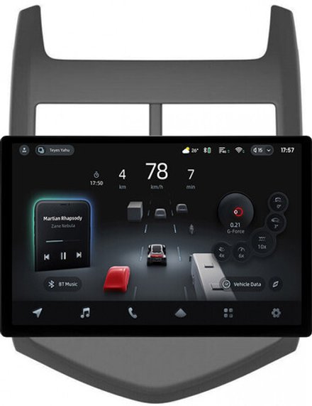 Магнитола для Chevrolet Aveo 2 2012-2015 - Teyes CC4-PRO монитор 13" 2K QLED на Android 13, Snapdragon 778G, 8+128, AI, CarPlay, DSP, 4G SIM-слот