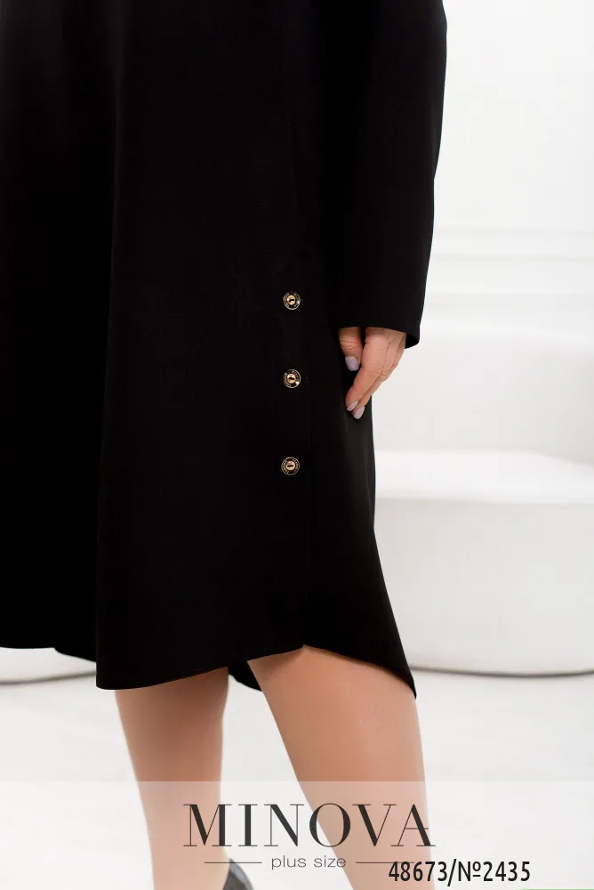 Платье 2435-черный Minova
