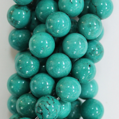 Бирюза зеленая имитация (говлит) бусины 4мм 6мм 8мм 10мм