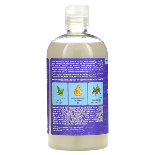 SheaMoisture, Увлажняющий шампунь для кожи головы, масло алоэ, 384 мл (13 жидк. унц.)