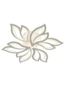 Люстра потолочная светодиодная с пультом ДУ Rivoli белая LED 144 Вт 3000 - 6000 К, светильник на кухню, в детскую, в спальню