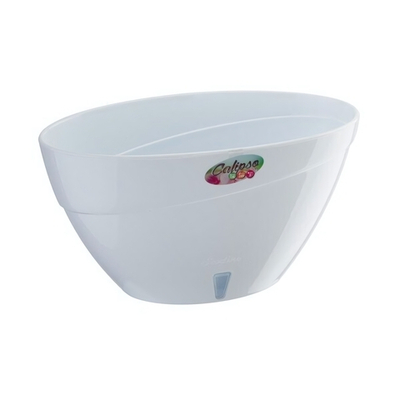 Вазон двойной "CALIPSO" 3.3 Л., автополив, Белый-Белый (М)