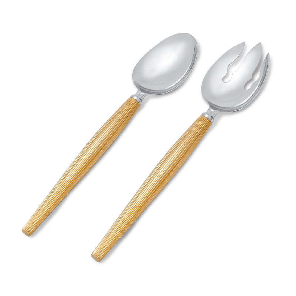 Набор приборов для салата L'Objet Deco Leaves, 30 см