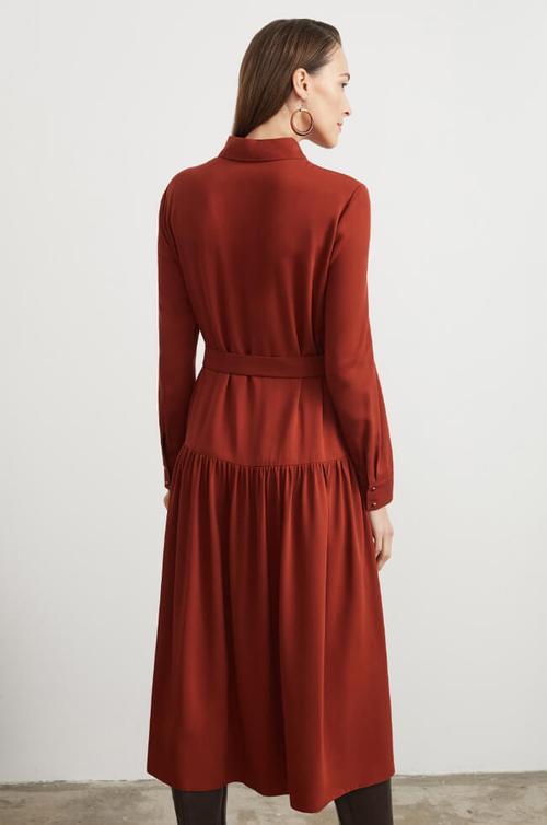 51199 Платье женское (красно-терракотовый)