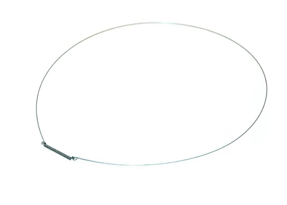 Внешний хомут манжеты люка indesit, ariston, whirlpool короткая пружина