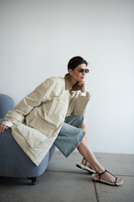 Cандалии с мехом BLUR