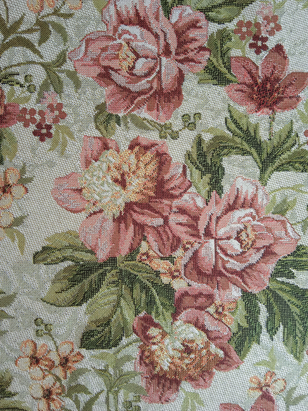 Гобеленовая скатерть Букет пионов D 200 см