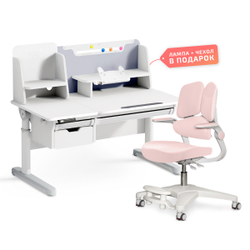 Комплект стол Electro Multi + кресло Ergokids Y-617 розовый