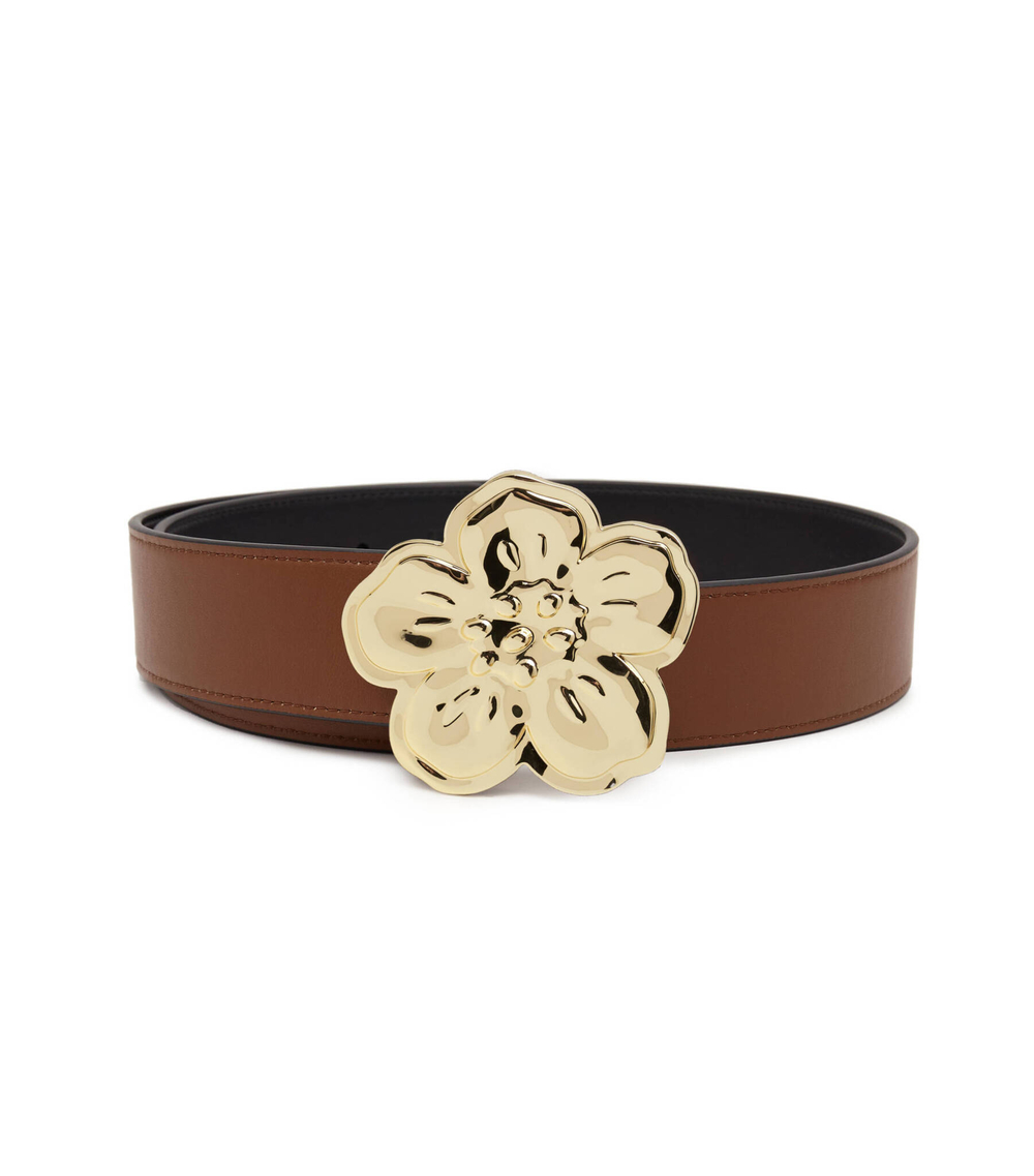 Двухсторонний кожаный ремень Kenzo - черный(FD55CE003L25)