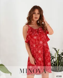 Платье 8627-красный Minova