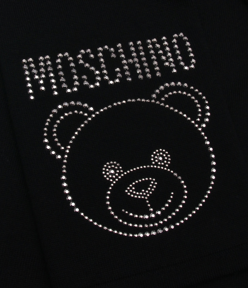 Хлопчатобумажная шаль Moschino - черный(30741 M2965)