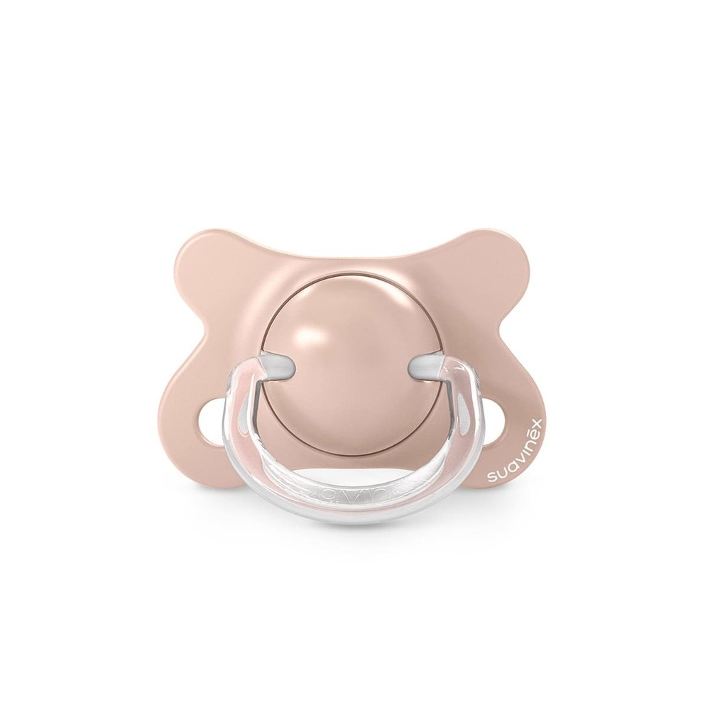 Набор физиологических пустышек Suavinex Birdies светло-розовый, -2/2 мес, 2 шт