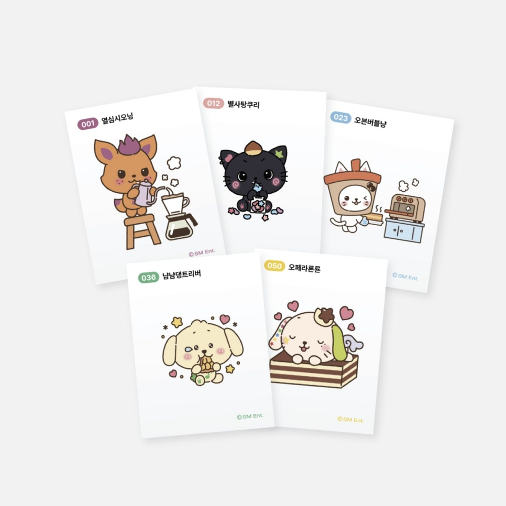 товары NCT WISH - WISH BAKERY 2026 POP UP OFFICIAL MD RANDOM TTIBU STICKER SET