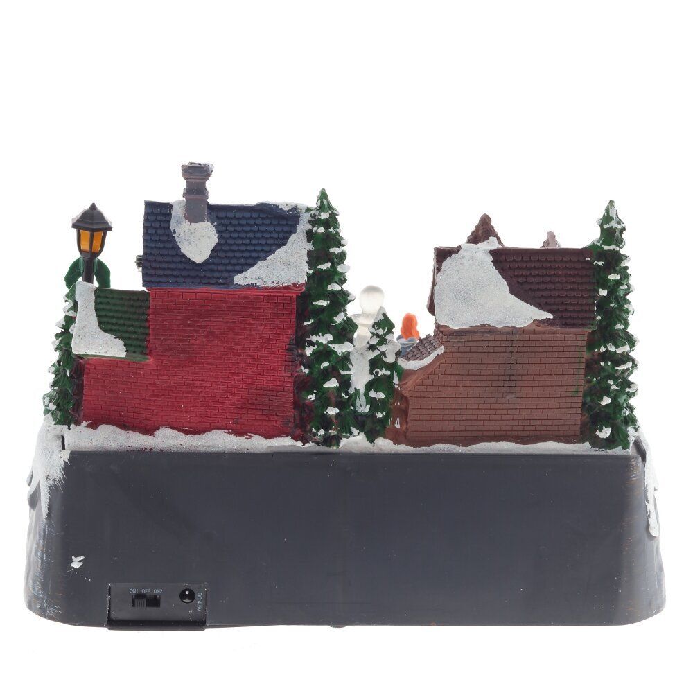 GAEM Фигурка декоративная "Рождество" (4 мелодии, подсвет, движ, фонтан 3xAA н/п, +USB), L26,5 W23 H19 см