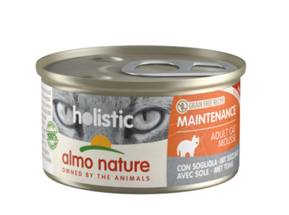 Almo Nature Консервы для кошек с креветками (Holistic Cat wet Maintenance - with Shrimps) 0,085 кг x 1 шт.