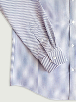 Рубашка button-down (с воротником на пуговицах) из сирсакера в синюю полоску