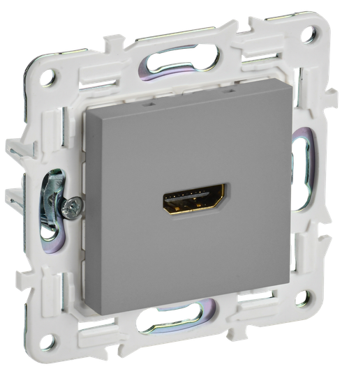 SKANDY Розетка HDMI SK-H01Gr серый IEK