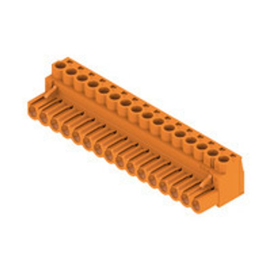 Клеммник мама угловой Weidmuller BLZ 5.08/16/180 SN OR BX (2EDGK-5.08-16P) 5,08мм