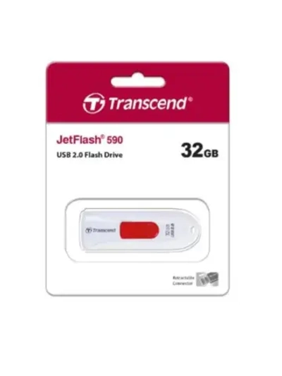 Память USB Flash 32 ГБ JetFlash 590W TS32GJF590W WHITE