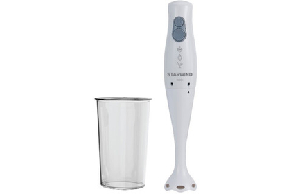 Блендер погружной Starwind SBP1112 400Вт белый/серый