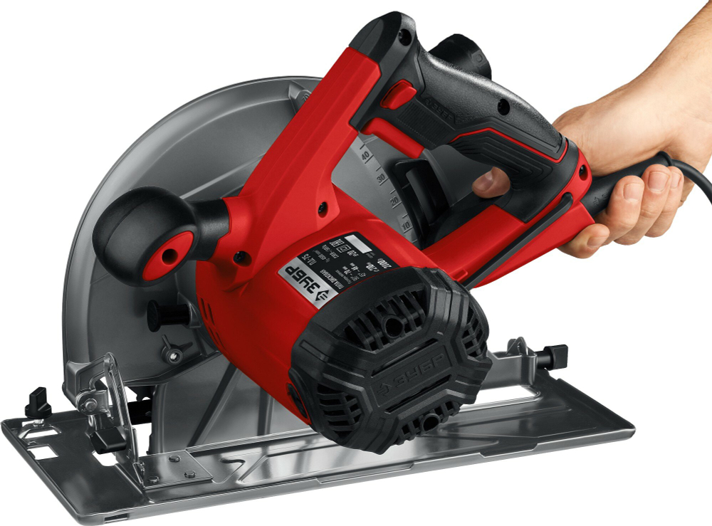 Пила циркулярная ЗУБР ПД-75, глубина пропила 70мм, мощность 2кВт