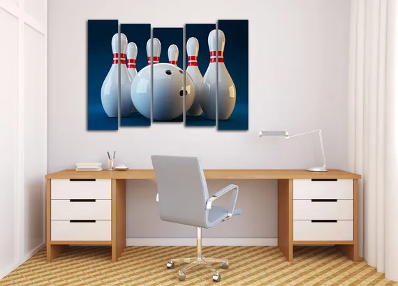 Модульная картина "Боулинг клуб"